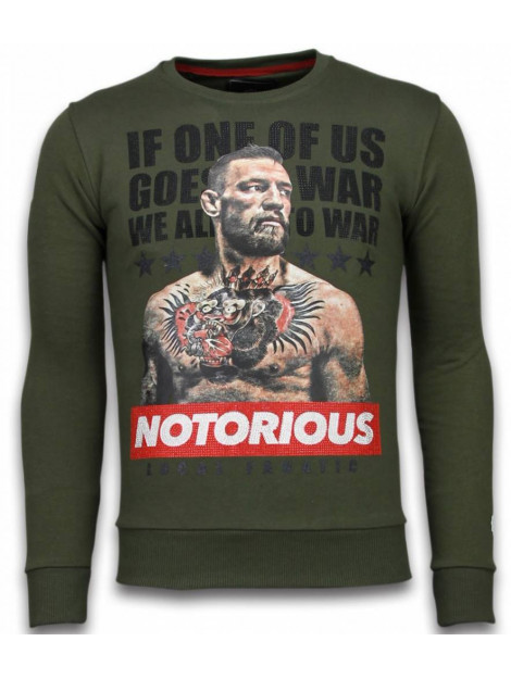 Local Fanatic Conor notorious crewneck groen 5913GR large