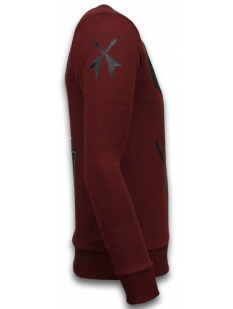 Local Fanatic Kiss my mickey rhinestone sweater 5912B large