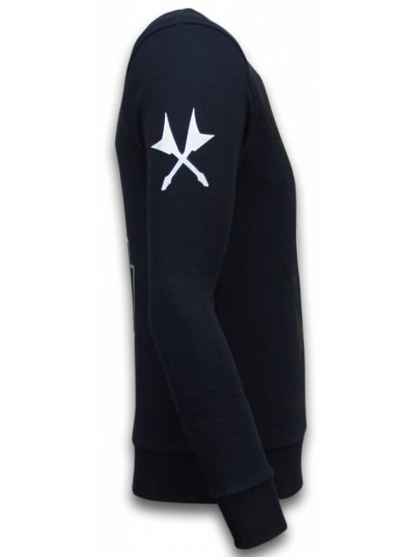 Local Fanatic Kiss my mickey rhinestone sweater 5912N large