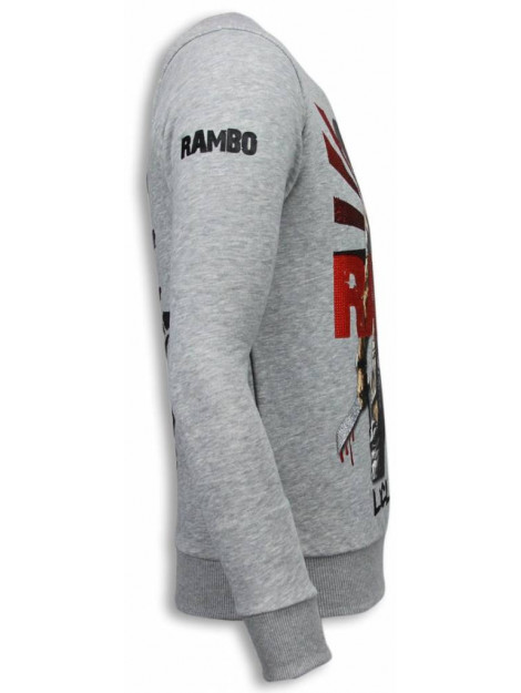 Local Fanatic Rambo rhinestone sweater 5910LG large