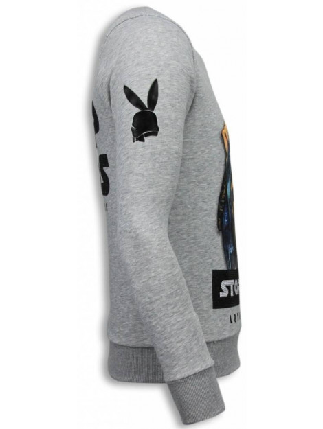 Local Fanatic Stormbitch rhinestone sweater 5911LG large