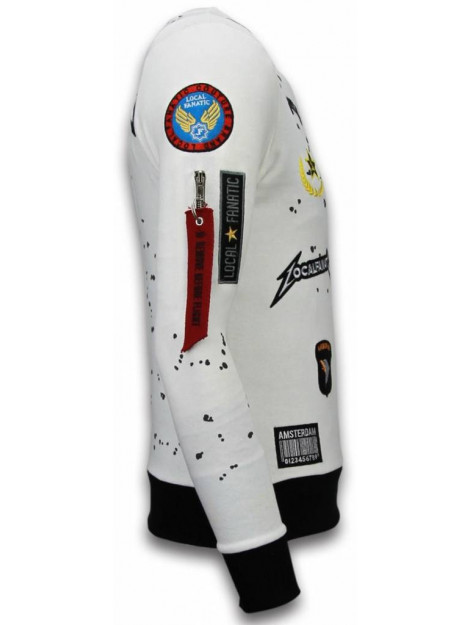 Local Fanatic Basic embroidery sweater patches LF-100W large