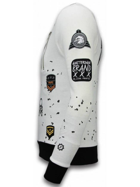 Local Fanatic Basic embroidery sweater patches LF-100W large