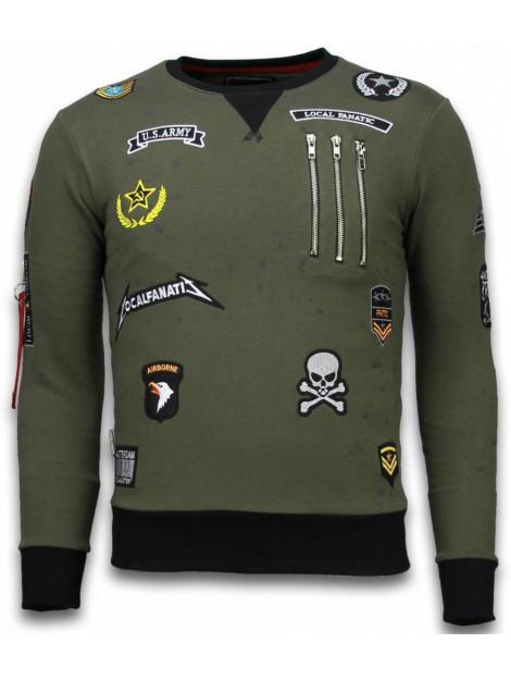 Local Fanatic Basic embroidery sweater patches LF-100G large