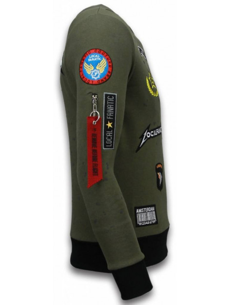 Local Fanatic Basic embroidery sweater patches LF-100G large