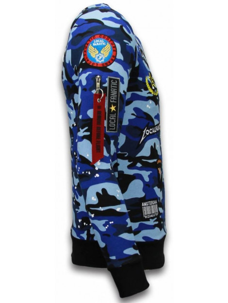 Local Fanatic Camo embroidery sweater patches LF-100B large Local Fanatic Camo embroidery sweater patches LF-100B large