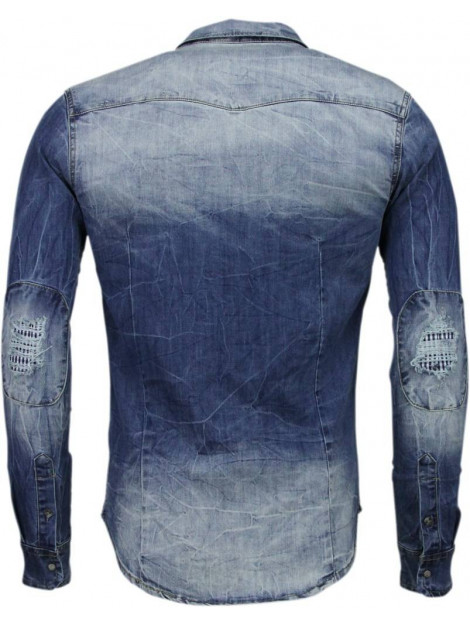 Enos Denim slim fit lange mouwen CJ-L-9020 large