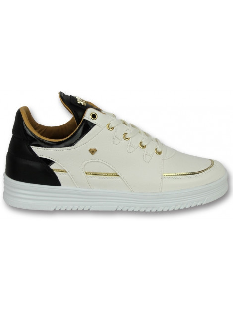 Cash Money Sneakers hoog schoenen luxury white black CMS71 large