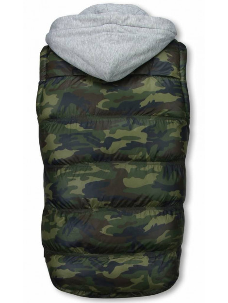 Yole Bodywarmer camouflage vest capuchon FM-2851 large