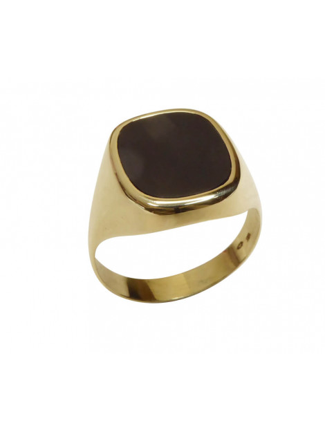 Christian Gouden zegel ring met onyx 71T98-99112JC large
