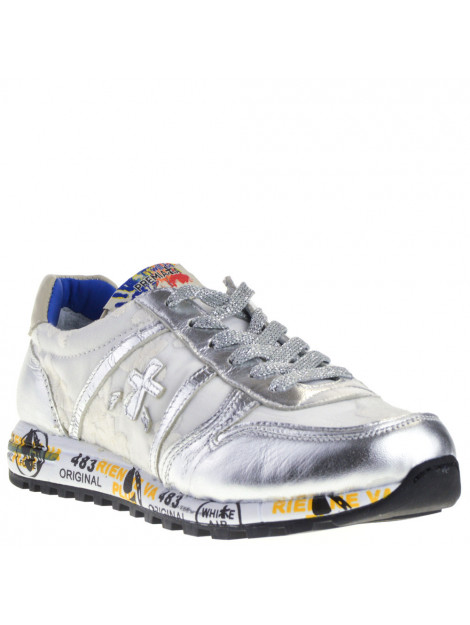 Premiata Kinder sneakers zilver-wit