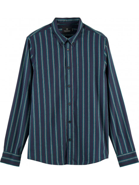 Scotch & Soda Regular fit pattern shirt with co combo b 158417-0218 large
