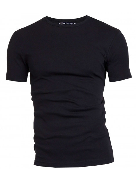 Garage Basis t-shirt ronde hals semi bodyfit zwart 301-200 large