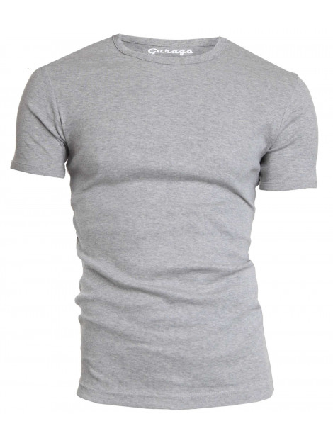 Garage Basis t-shirt ronde hals semi bodyfit grijs 301-300 large