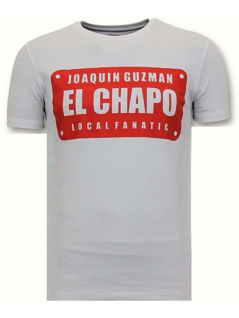 Local Fanatic T-shirt joaquin guzman el chapo 11-6500W large