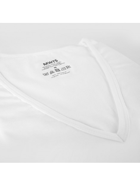 MWTS T-shirt diepe v-hals slim fit 2-pack 7448153387341 large