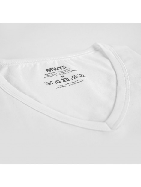 MWTS 6-pack t-shirts slim fit v-hals 1234567 large