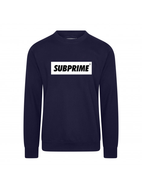 Subprime Sweater block navy SW-BLOCK-NVY-L large