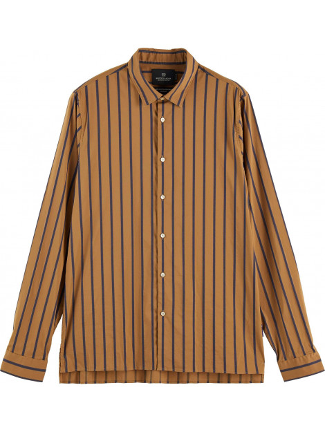 Scotch & Soda Regular fit satin striped shirt combo a 158418-0217 large