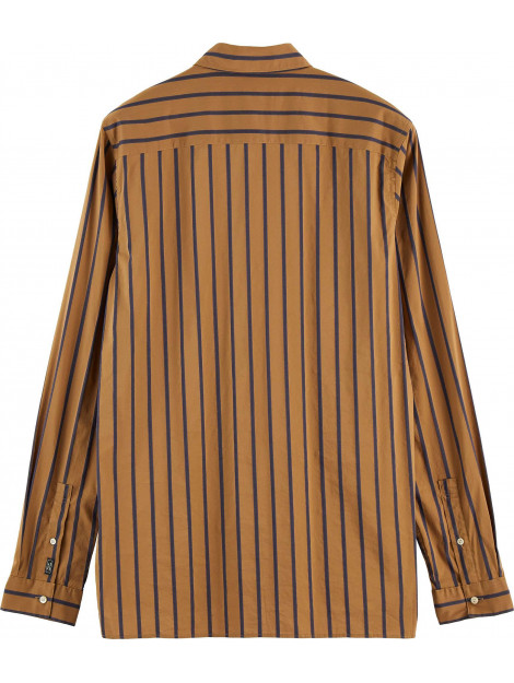Scotch & Soda Regular fit satin striped shirt combo a 158418-0217 large