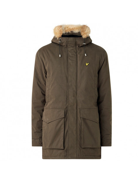 Lyle and Scott Winterjas weight microfleece lined parka JK1312V-W123-S large