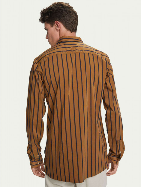 Scotch & Soda Regular fit satin striped shirt combo a 158418-0217 large