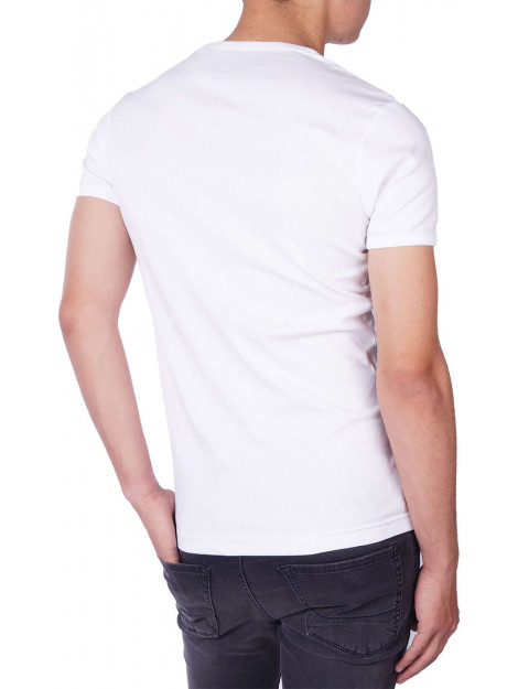 Garage Basis t-shirt v-hals semi bodyfit wit 302-100 large
