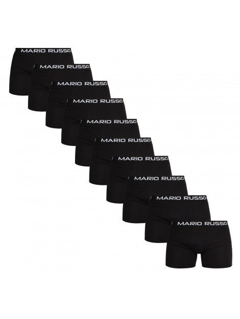 Mario Russo 10-pack basic boxers MR-10P-BLK-XXL large
