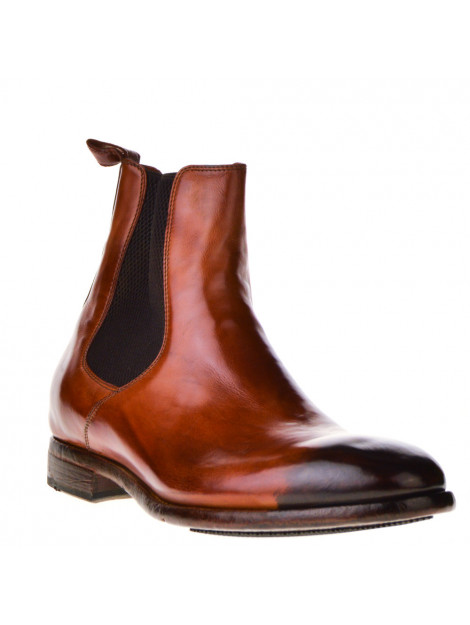 Lemargo Heren enkellaarsjes cognac