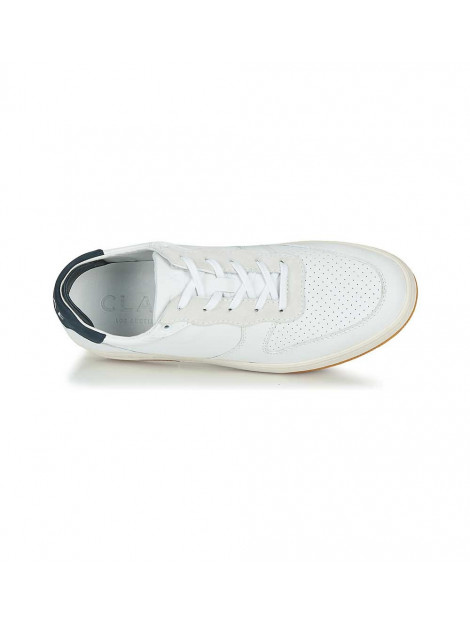 Clae  Heren sneaker milled leather navy cl20ama03 white heren sneaker milled leather navy CL20AMA03 white large