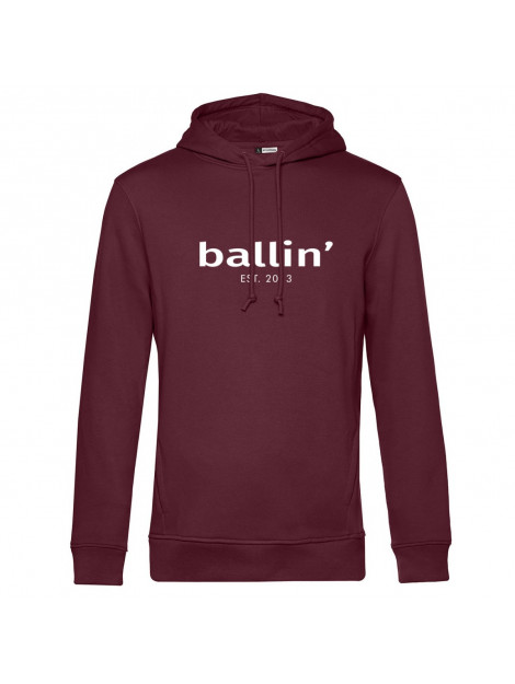 Ballin Est. 2013 Basic hoodie HO-H00050-BURG-S large