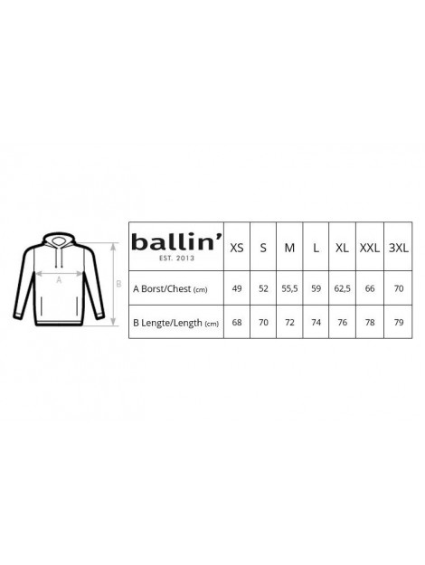 Ballin Est. 2013 Camo block hoodie HO-H00850-GRY-XS large