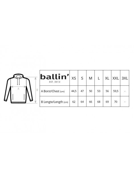 Ballin Est. 2013 Wmn hoodie WH-H00050-WHT-XL large