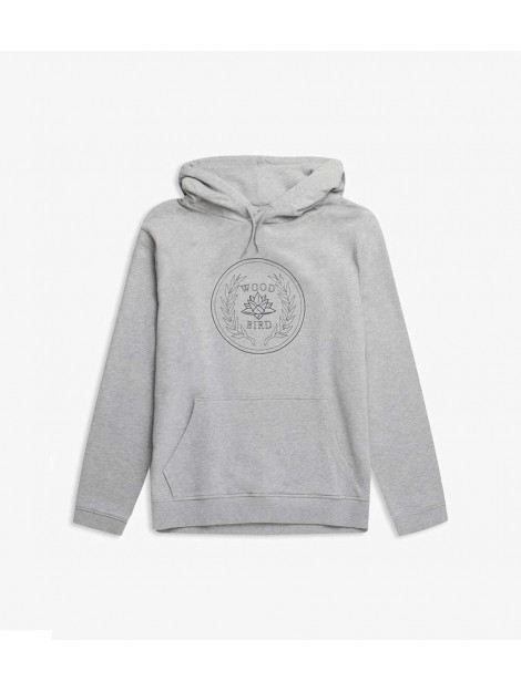 Woodbird Wood bird kimme crest hood style no. 2116-609 grey mel WOOD BIRD kimme crest hood style no. 2116-609 grey mel large