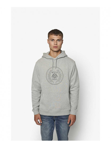 Woodbird Wood bird kimme crest hood style no. 2116-609 grey mel WOOD BIRD kimme crest hood style no. 2116-609 grey mel large