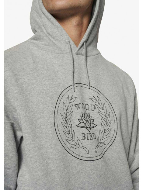 Woodbird Wood bird kimme crest hood style no. 2116-609 grey mel WOOD BIRD kimme crest hood style no. 2116-609 grey mel large