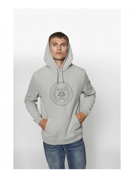 Woodbird Wood bird kimme crest hood style no. 2116-609 grey mel WOOD BIRD kimme crest hood style no. 2116-609 grey mel large