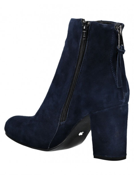 SPM Laars bendle ankle boot kid suede dk navy SPM Laars bendle ankle boot kid suede dk navy