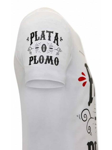 Local Fanatic Narcos plata o plomo t-shirt 11-6461 large