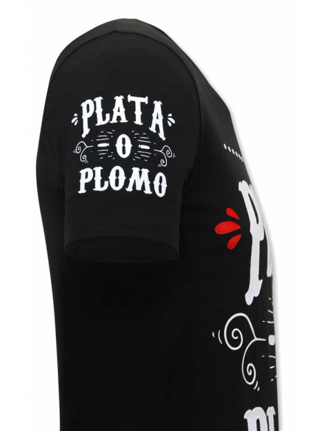 Local Fanatic Plata o plomo narcos t-shirt 11-6461 large