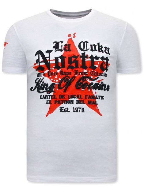 Local Fanatic King of cocaines t-shirt la coka nostra 11-6419 large