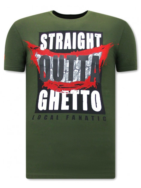 Local Fanatic Coole shirts straight outta ghetto 11-6425 large