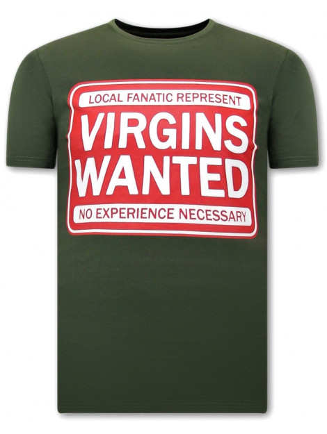 Local Fanatic Shirt met print virgins wanted 11-6433 large