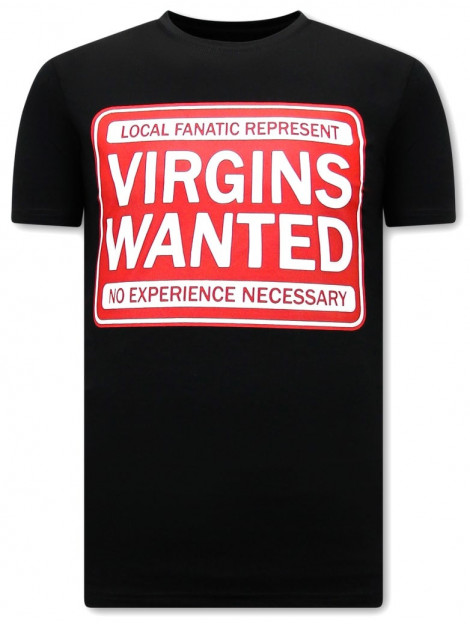 Local Fanatic Shirt met print virgins wanted 11-6433 large