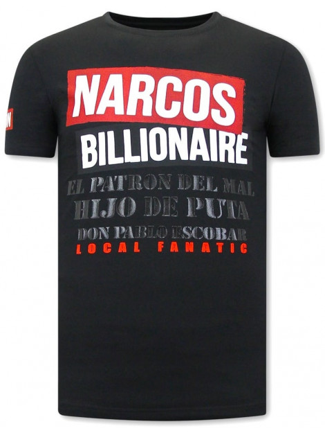 Local Fanatic Print-shirt narcos 11-6485 large