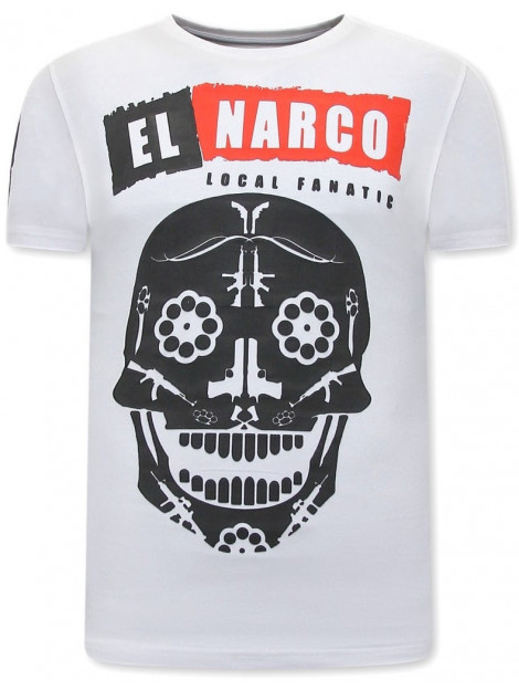 Local Fanatic Shirts met print el narco 11-6473 large