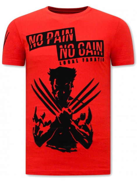 Local Fanatic T-shirt met print wolverine t-shirt x man nov-59 large