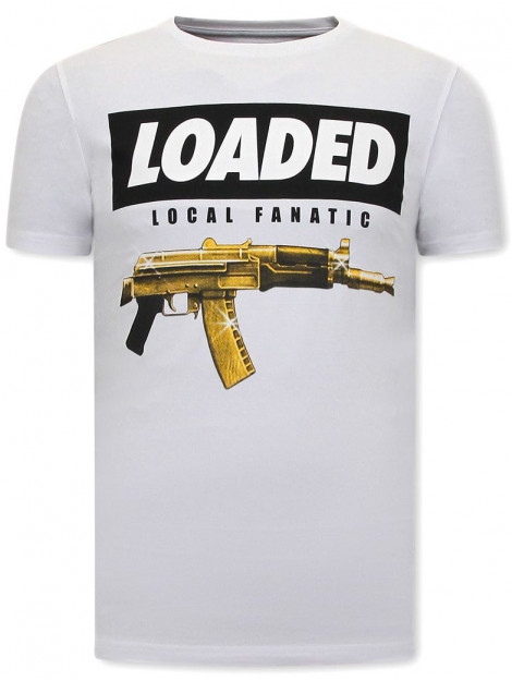 Local Fanatic Shirts loaded gun nov-75 large
