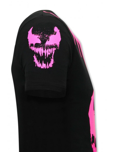 Local Fanatic T-shirt met opdruk venom face neon 11-6423 large