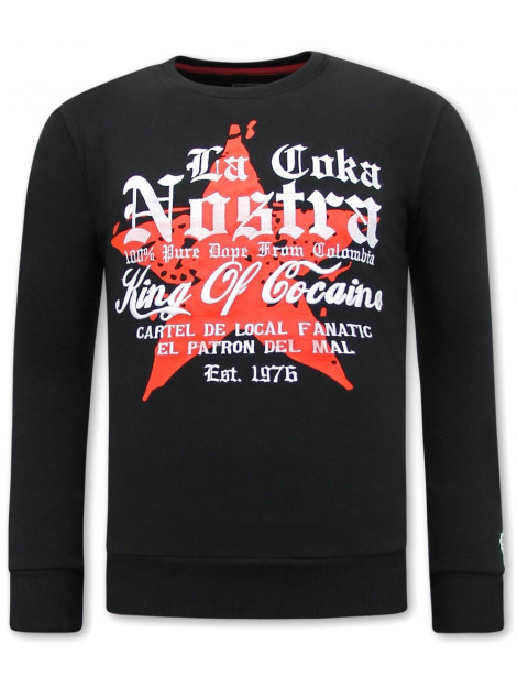 Local Fanatic Sweater escobar king of cocaine 11-6420 large